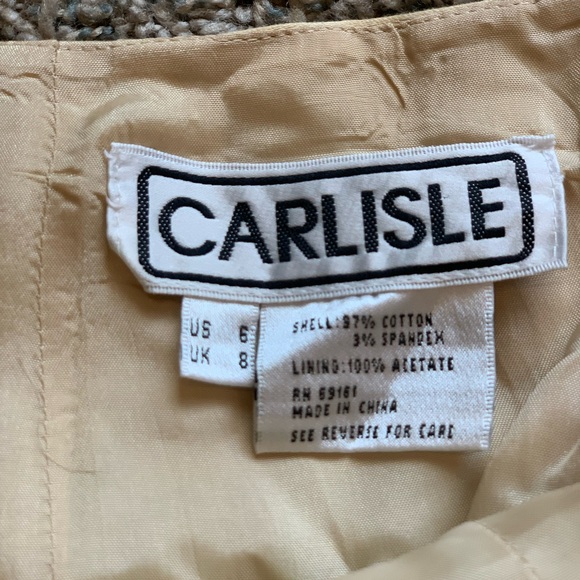 Vintage Carlisle pleated skirt SZ 6 - Picture 3 of 3